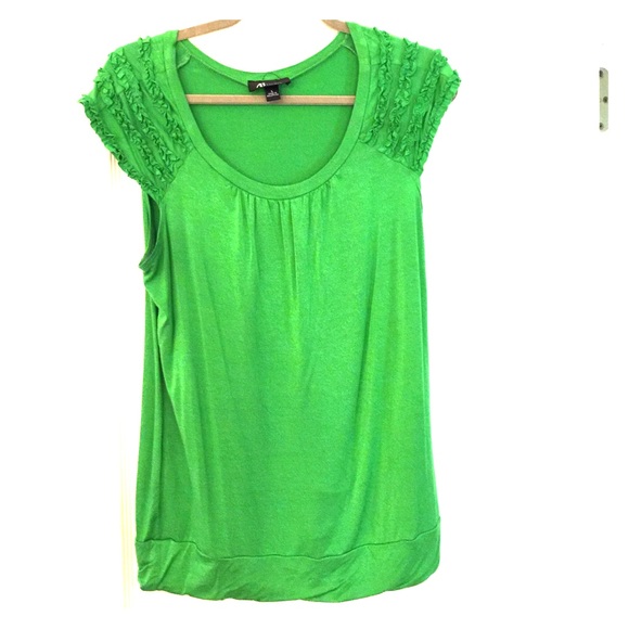 Green cotton top