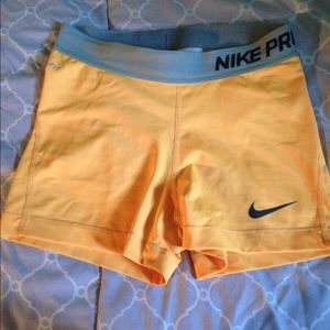 Orange Nike Pro