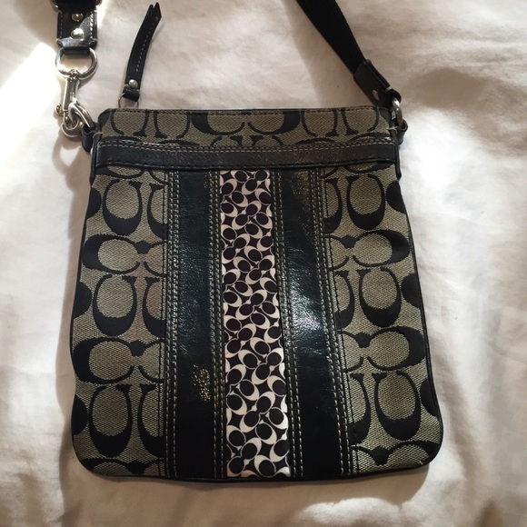 Coach signature handbag