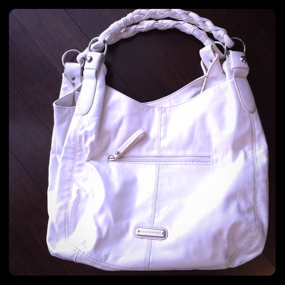 Large white Steve Madden bag