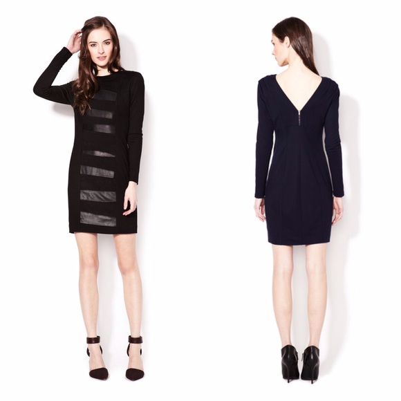 Anthropologie Dresses & Skirts - Cluny Leather Paneled Dress