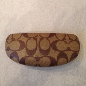 Authentic coach eyeglass case