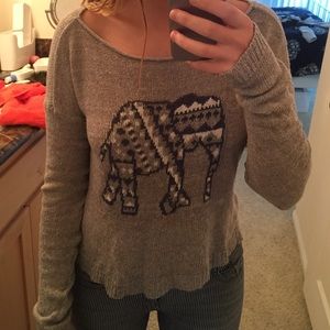 Elephant sweater from Hollister