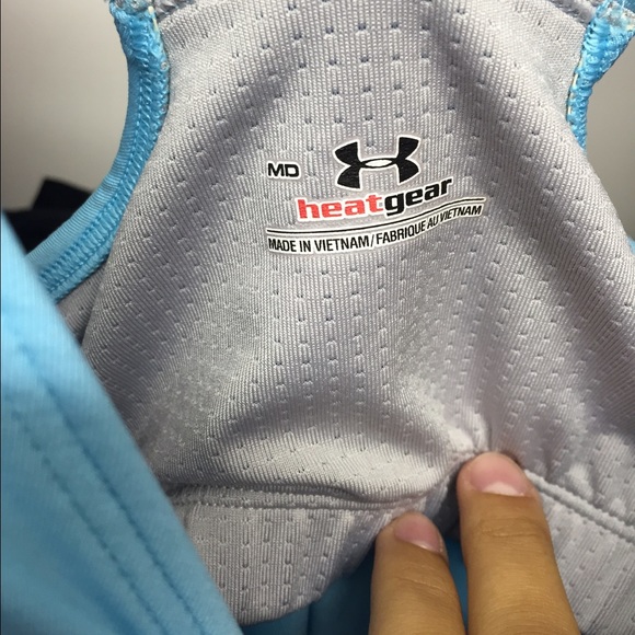 Under Armour Blue Heat Gear Workout Tank - Picture 3 of 5