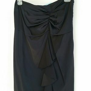 Marciano Black Silk Spandex Skirt Sz 2