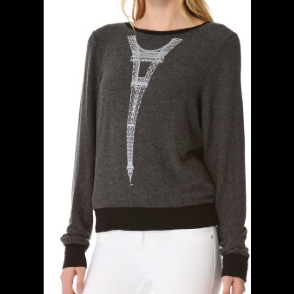 Wildfox Eiffel Tower jumper