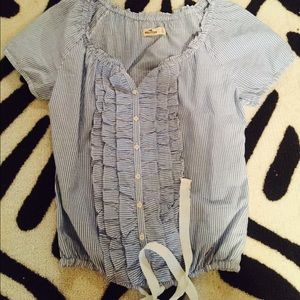 Hollister striped blouse