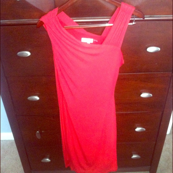 Calvin Klein Asymmetrical Top Dress