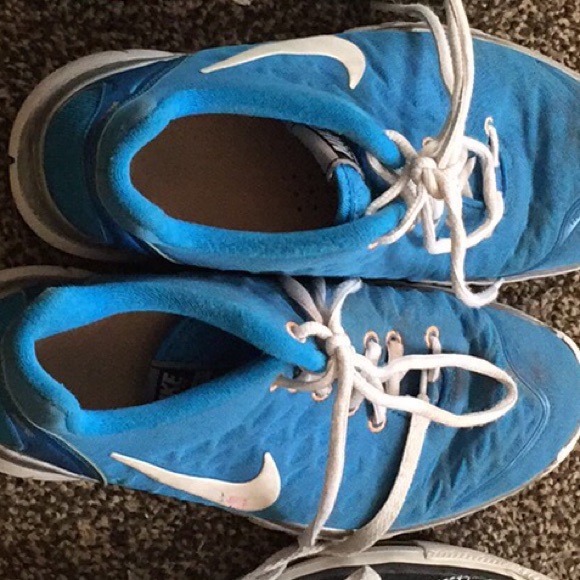 Blue Nike Frees
