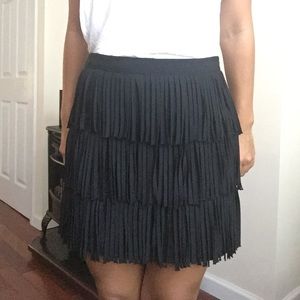 Zara Fringe Skirt - Size XS
