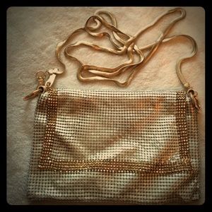• pearl // gold // metal // purse •