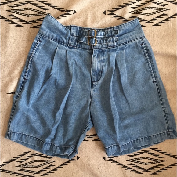 Levi's Strauss & Co. High Waisted Denim Shorts - Picture 2 of 3