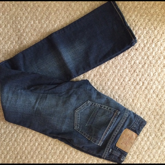 American Eagle Dark Blue straight leg jeans