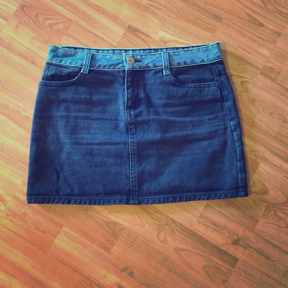 Denim Mini Skirt