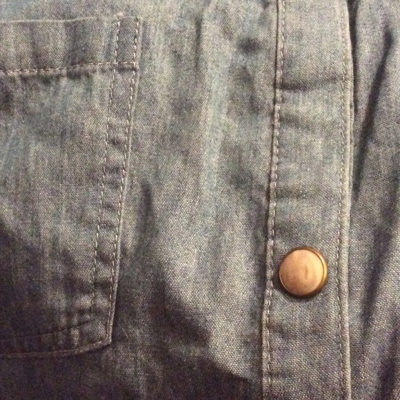 NFS❣️Chambray Embroider Tie Country Snap - Picture 6 of 6