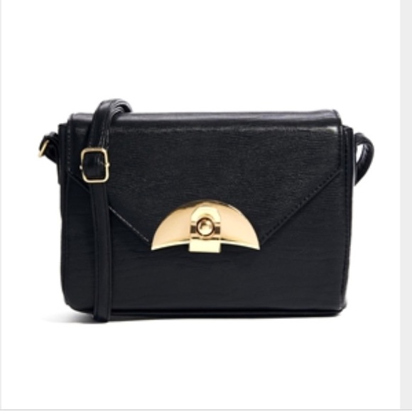 ASOS Handbags - ASOS black boxy structured black crossbody bag