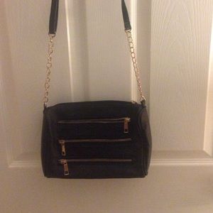 Cute black and gold crossbody bag