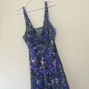 Venus Dresses  Skirts - Purple Flowery Summer Dress