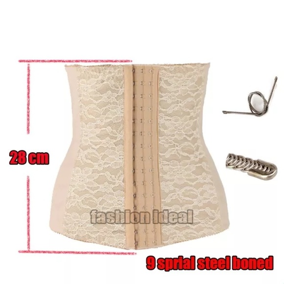 Waist training corset