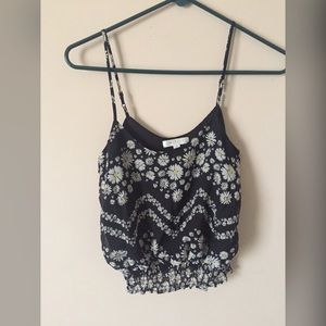 Cropped daisy tank