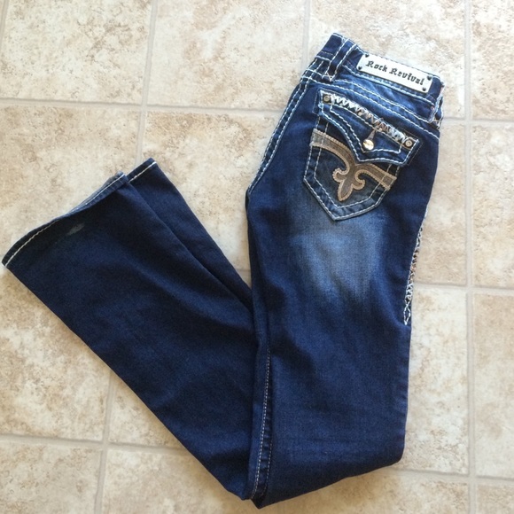 ❌SOLD❌ Rock revival jeans size 25 Jen boot