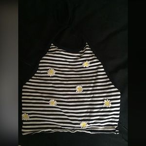 Striped daily halter top