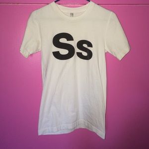 AA Alphabet "S" T Shirt