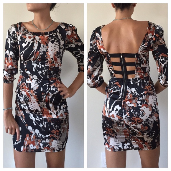 5th Culture Dresses & Skirts - Caged-back Bodycon Dress