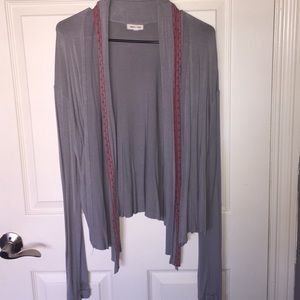 Grey cardigan