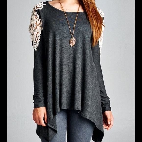 Gorgeous ~ Grey Clouds Top🍃 - Picture 3 of 4