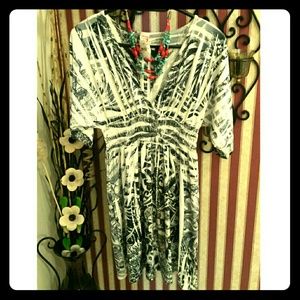SOLD!! Beautiful B/W dress!