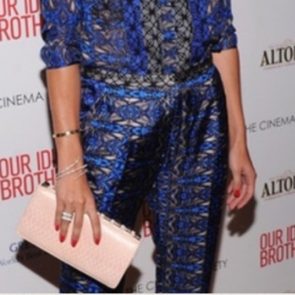 New Blush Clutch! Used once!!