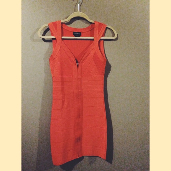 Orange Bandage dress!