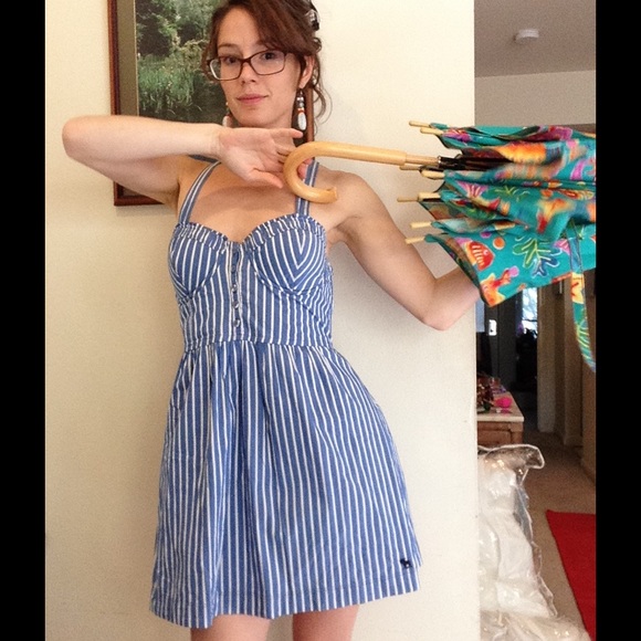 Abercrombie & Fitch Dresses & Skirts - Abercrombie & Fitch Nautical Stripe Summer Sailer