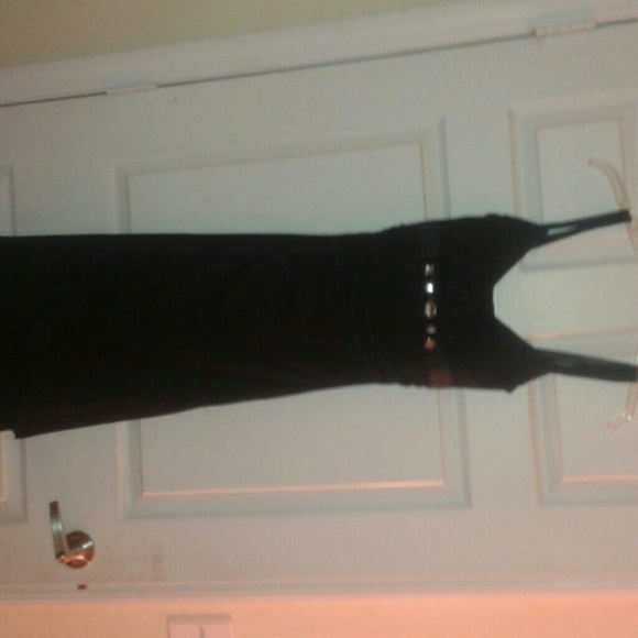 Ruby rox  black high low salsa dress.