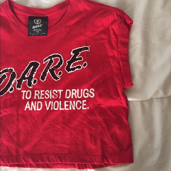 D.A.R.E crop top