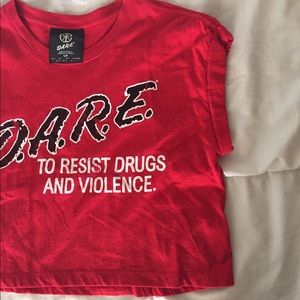 D.A.R.E crop top
