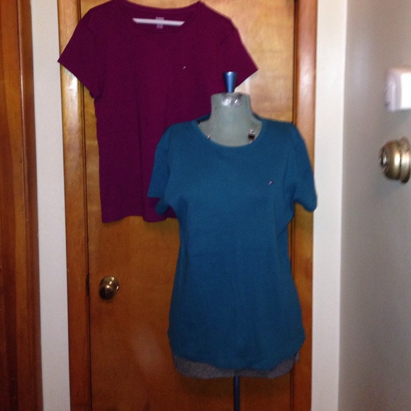 NWOT TOMMY HILFIGER FLAG SOLID TOPS XL BUNDLE