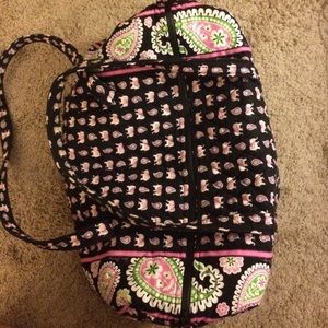 Pink Elephants Small Duffle Bag