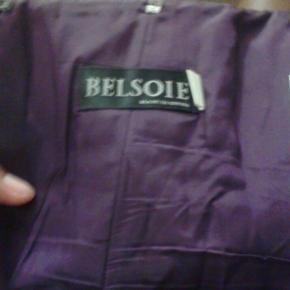 Beautiful purple BELSOIE gown