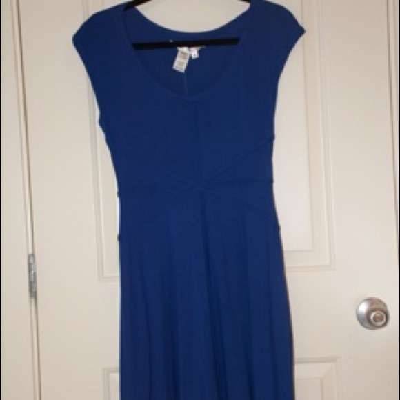 Max Studio Blue Knee Length Dress