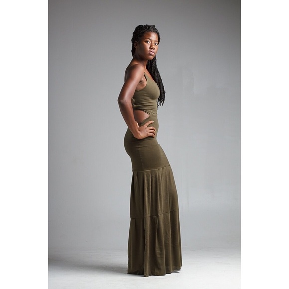 Olive 'Tied Up' Maxi