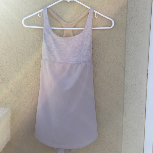 Lululemon Grey Tank 4 Heathered Grey