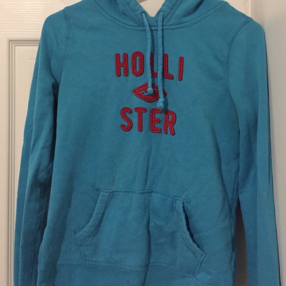 Blue hoodie