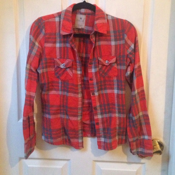 🎉🎉Red and grey flannel