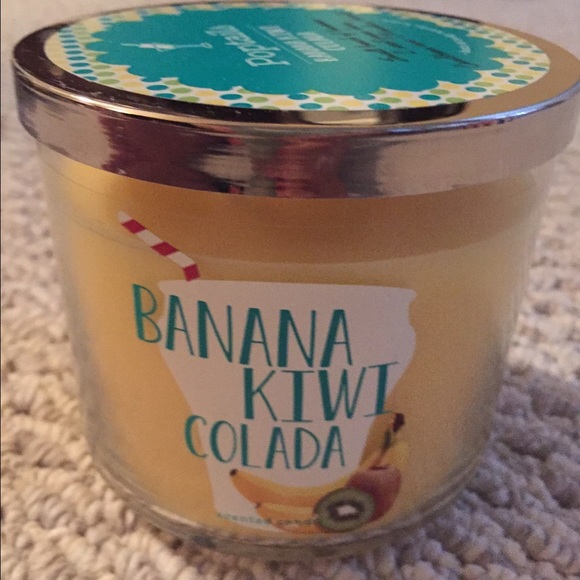 Banana kiwi Colada 3 Wick Candle