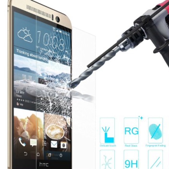 HTC One M9 Screen Protector, MOTTO® 0.33 mm Glass - Picture 1 of 4