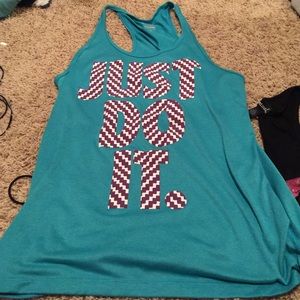 Teal Nike Tank