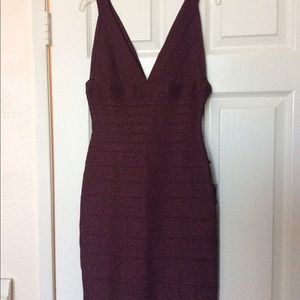 Herve Leger bandage dress.