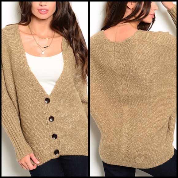 SOLD OUT…Light Brown Batwing Sweater - Picture 4 of 4